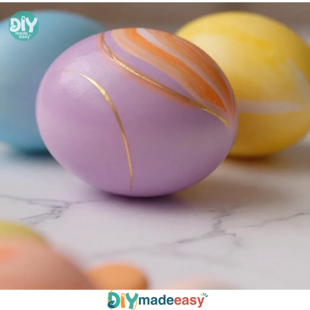 Colorful DIY bouncy ball made at home using simple materials.