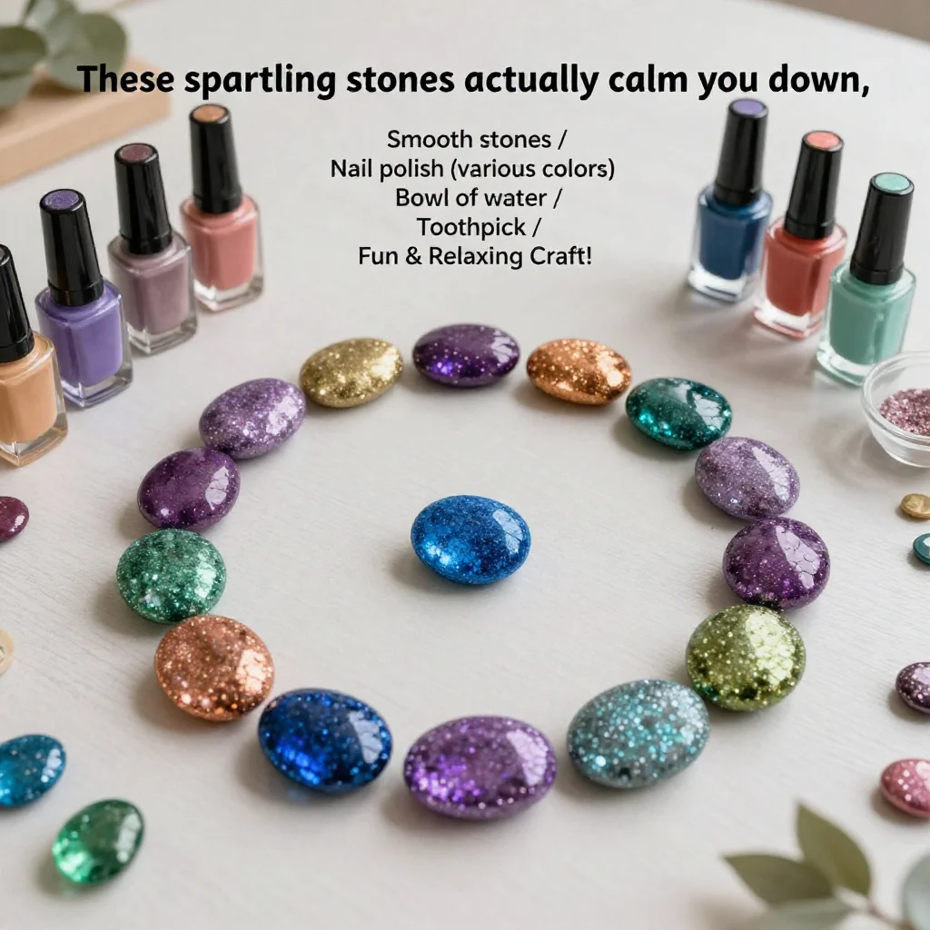 DIY Sparkling Stones