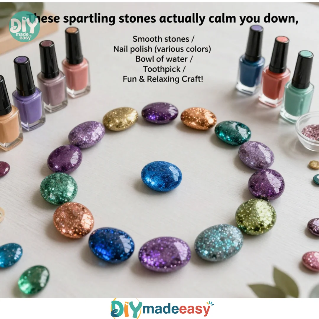 DIY Sparkling Stones