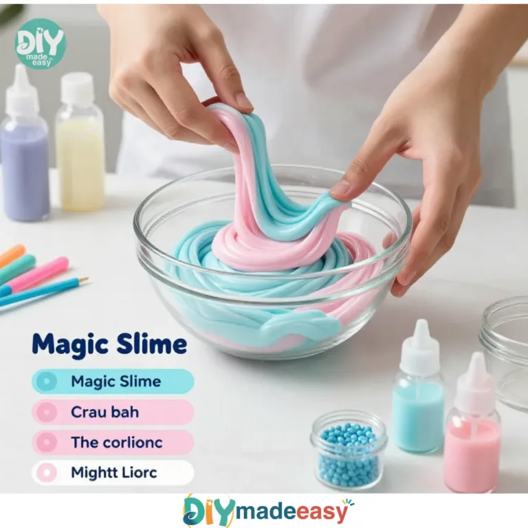 Colorful magic slime in various shapes and textures, perfect for play and stress relief.