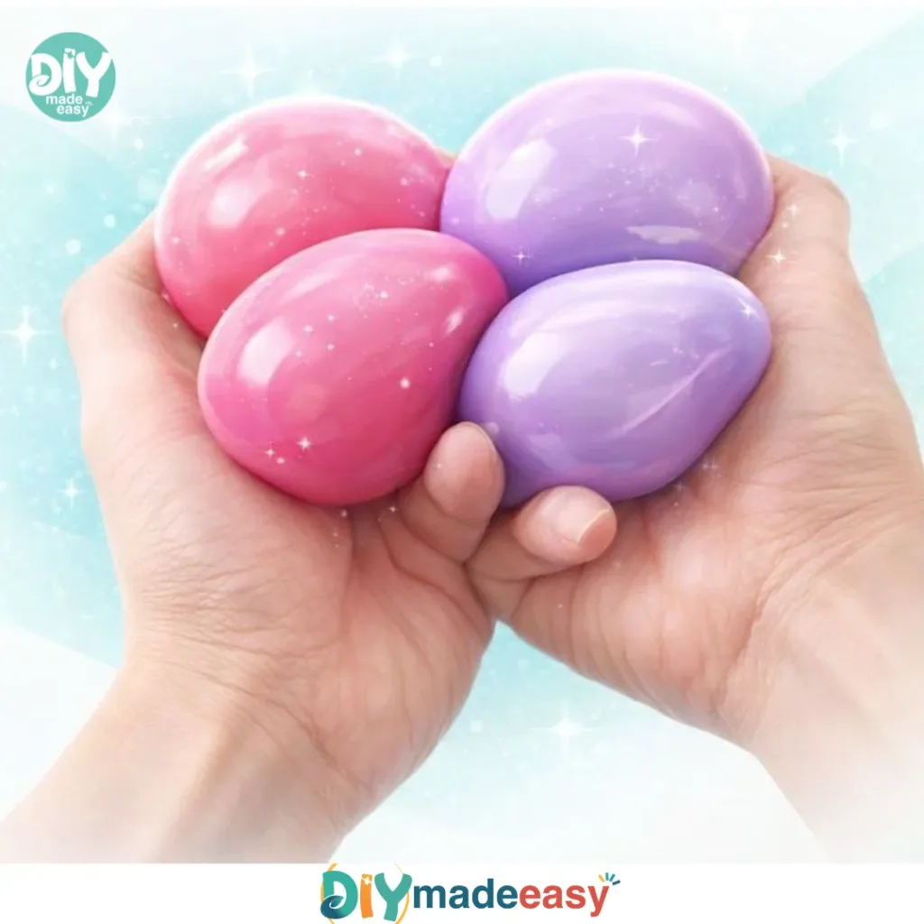 Colorful squeezy balloons for stress relief and entertainment