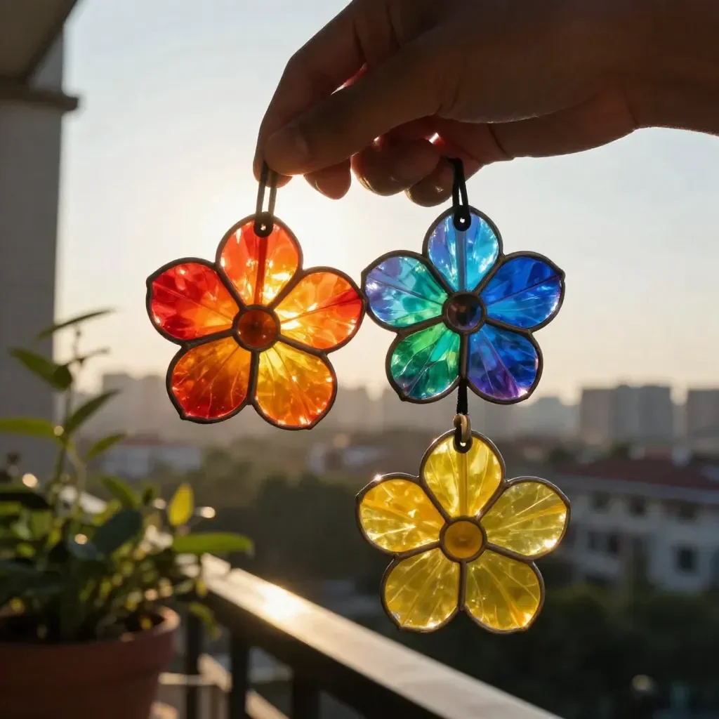 Broken crayons turned into glowing rainbow flowers 23 Broken crayons turned into glowing rainbow flowers 🖍️☀️ This is the prettiest way to recycle old art supplies.