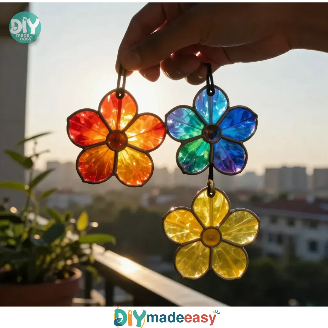 Broken crayons turned into glowing rainbow flowers 27 Broken crayons turned into glowing rainbow flowers 🖍️☀️ This is the prettiest way to recycle old art supplies.