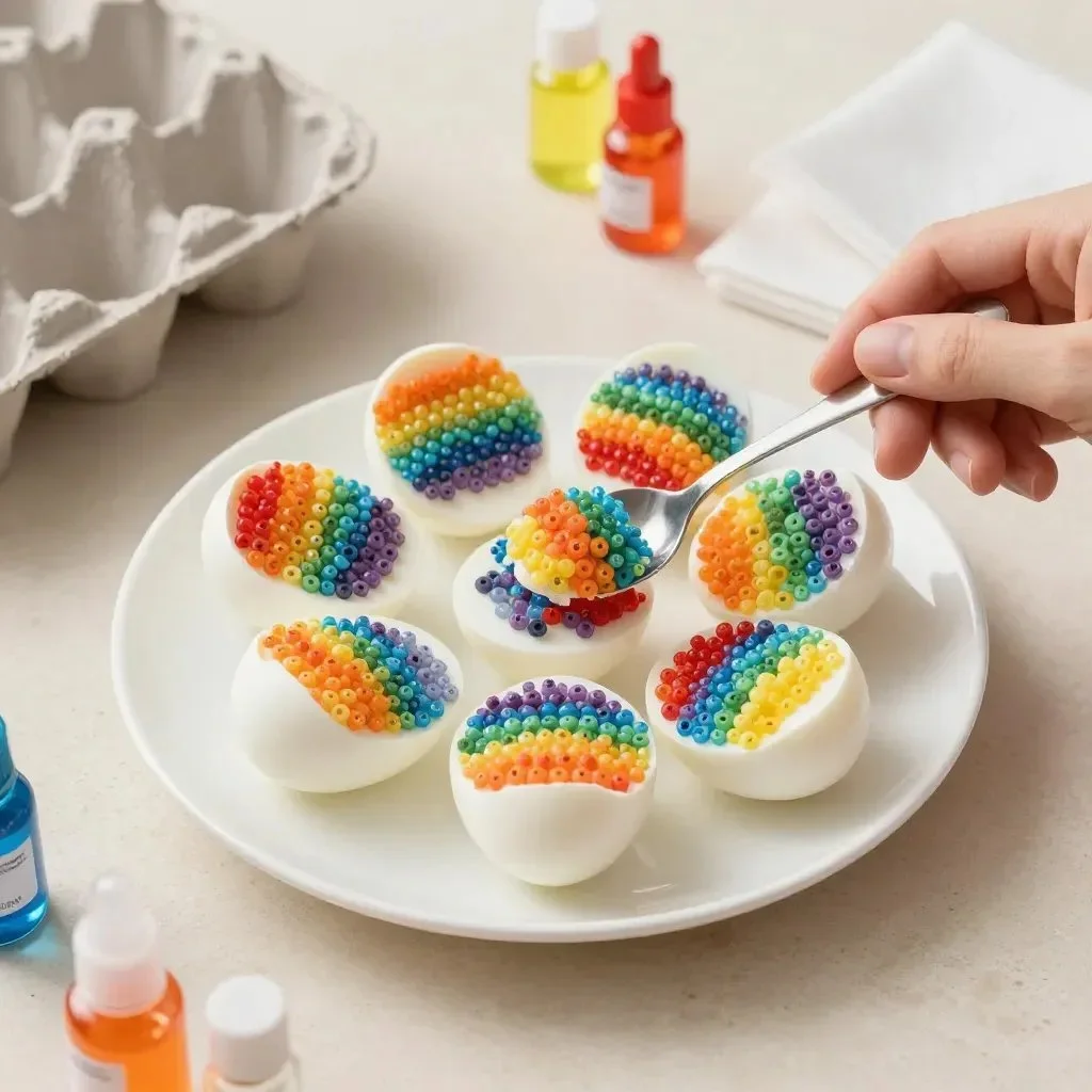 Rainbow Crystal Growing Experiment 32 Rainbow Crystal Growing Experiment