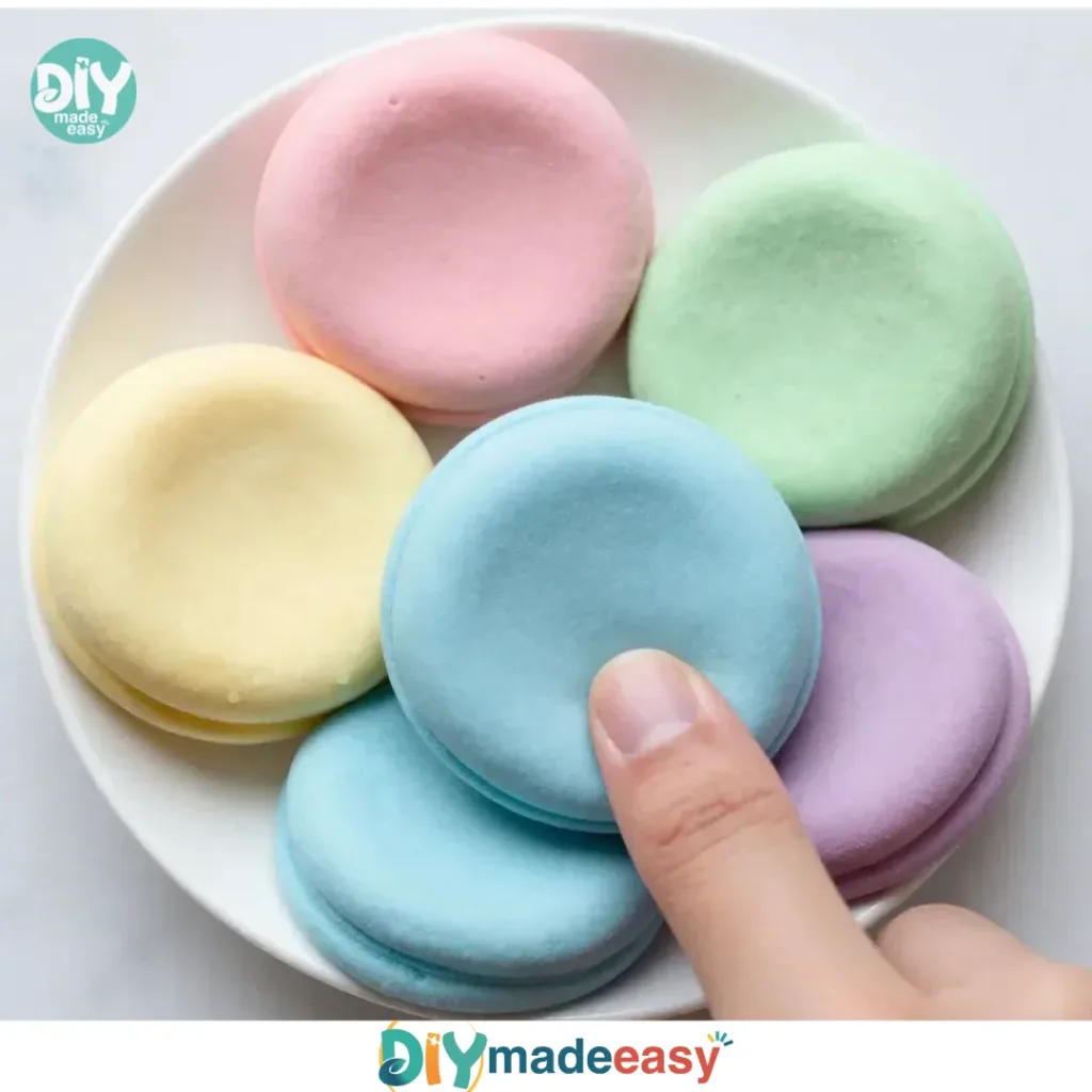Two-ingredient cloud dough for sensory play activities.