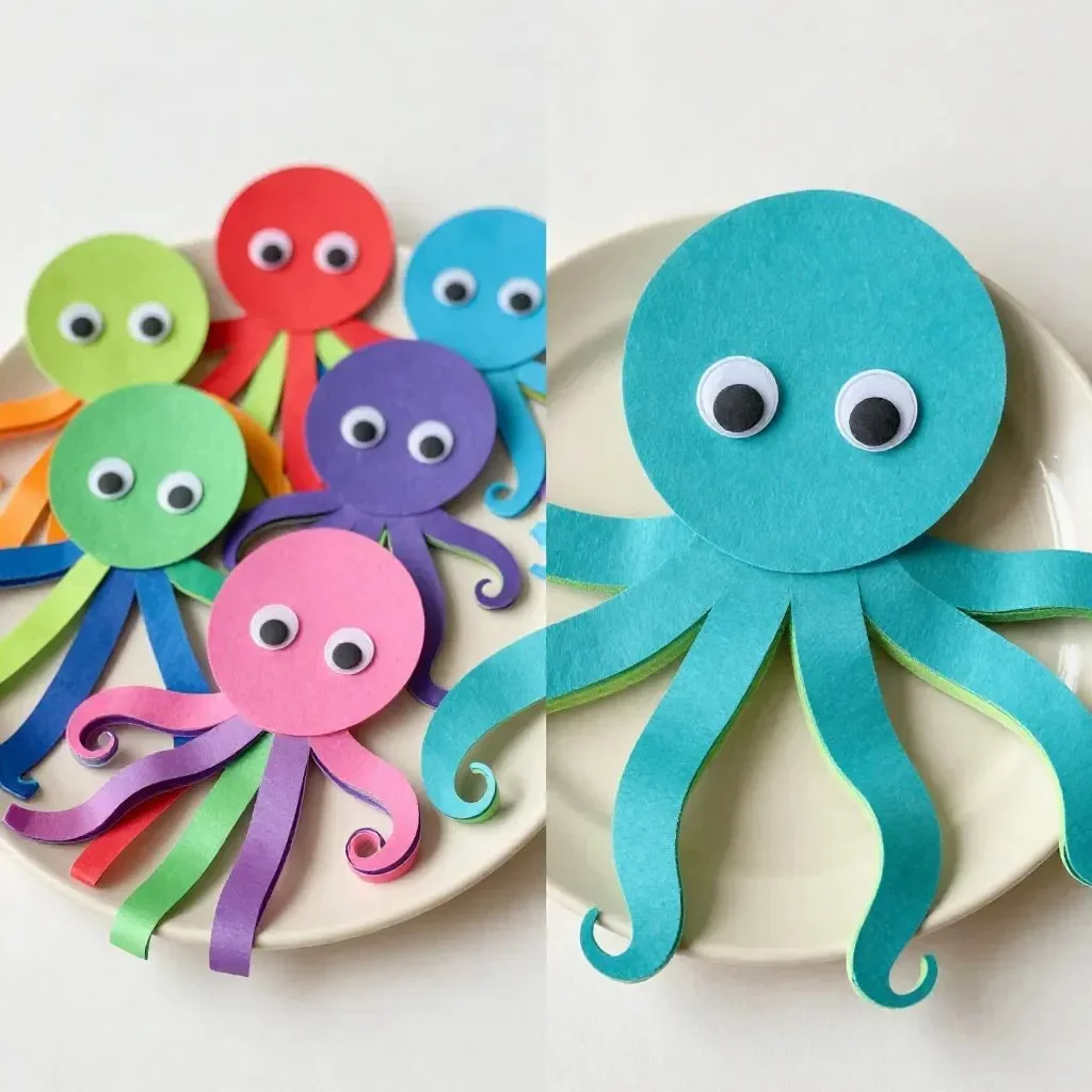 Bright Hanging Ocean Creatures
