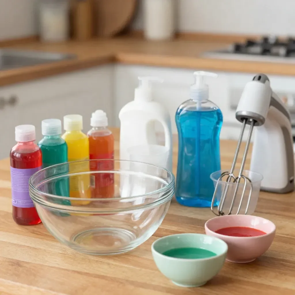 Colorful Bubble Foam Sensory Play