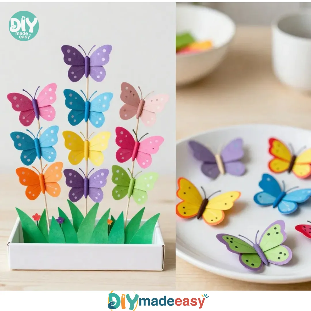 Colorful Pasta Butterflies 27 Colorful Pasta Butterflies