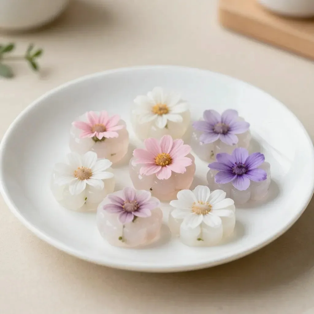 Cornstarch Glass Floral Hearts and Flowers 22 Cornstarch Glass Floral Hearts and Flowers