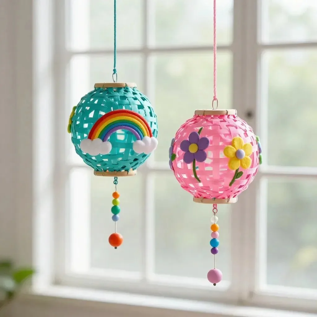 DIY Beaded Hanging Lanterns 22 DIY Beaded Hanging Lanterns