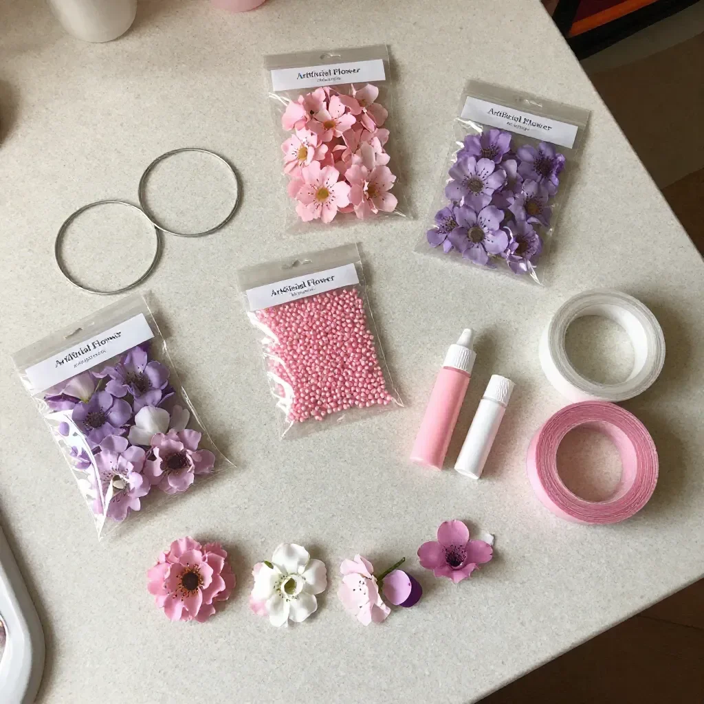 DIY Floral Crystal Wind Chime