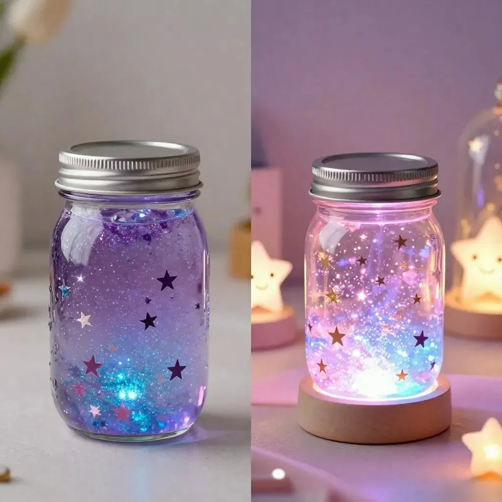DIY Galaxy Glitter Jar 25 DIY Galaxy Glitter Jar