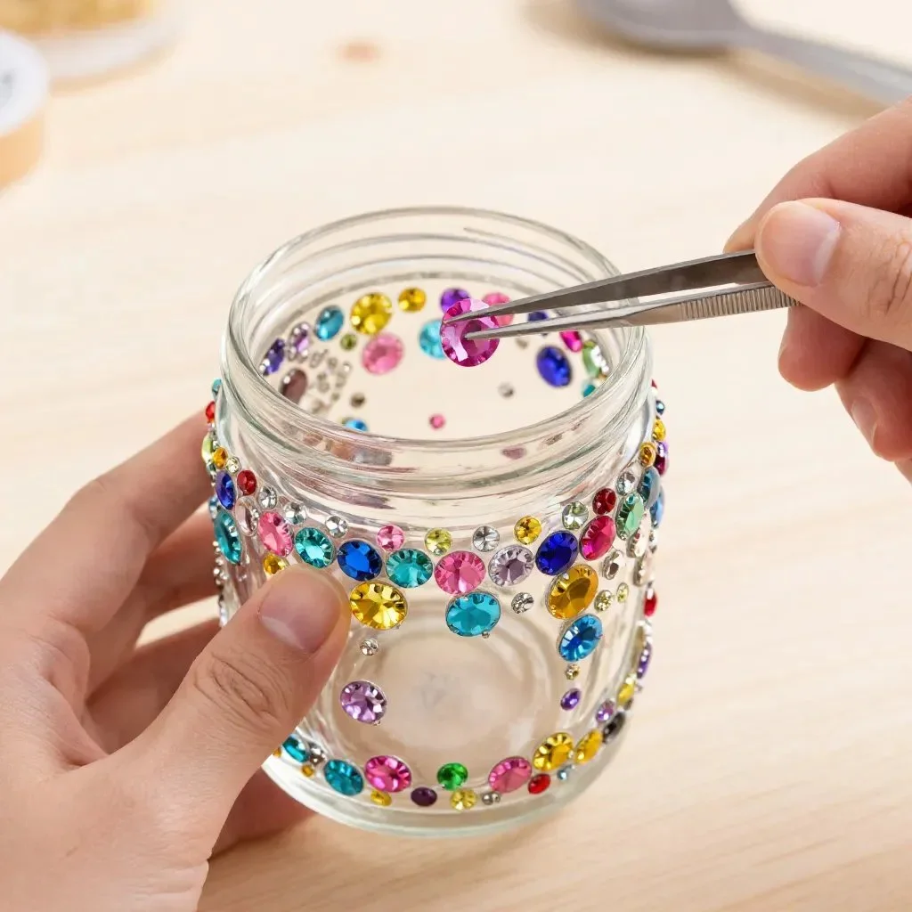 DIY Gemstone Glow Jar 20 DIY Gemstone Glow Jar