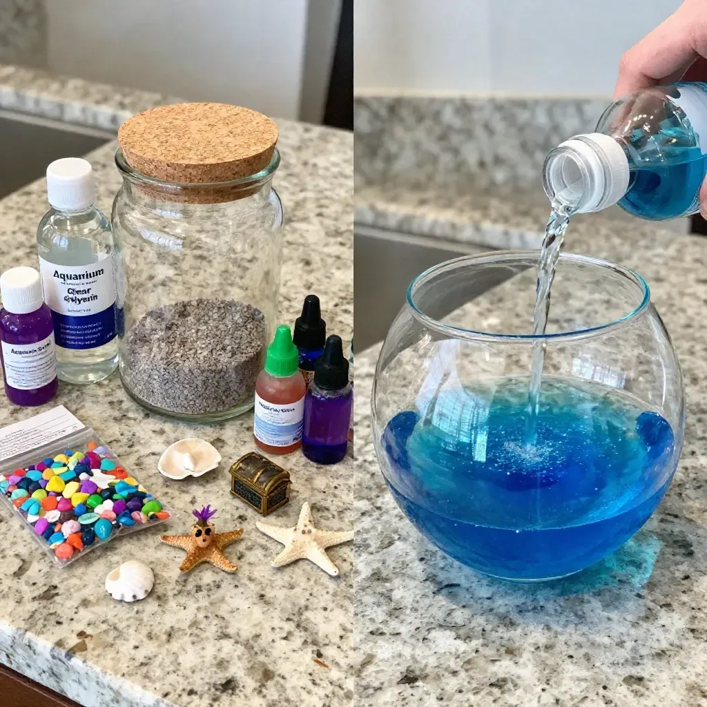 DIY Glowing Ocean Jar