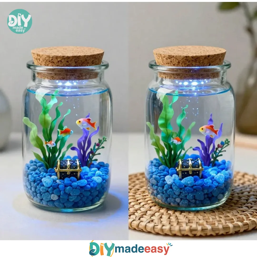 DIY Glowing Ocean Jar
