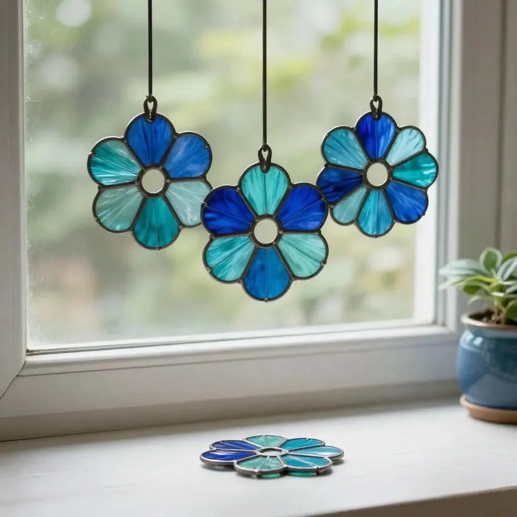 DIY Paper Roll Flower Suncatcher 23 DIY Paper Roll Flower Suncatcher