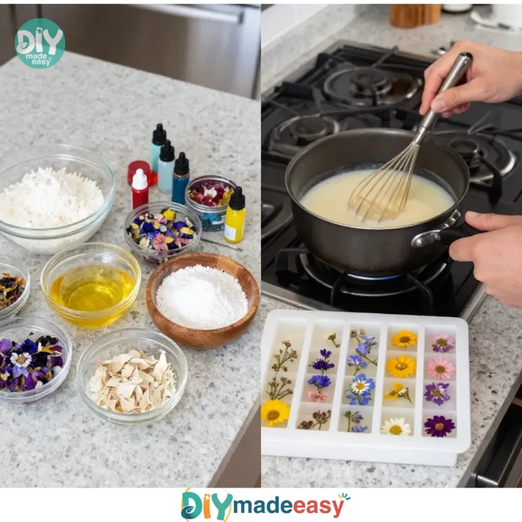 Handmade eco-friendly cornstarch craft project for sustainable art.