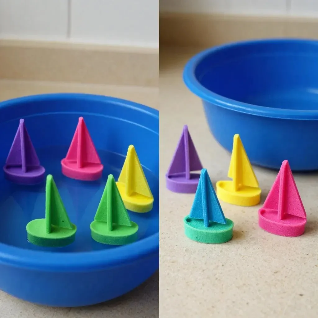 Floating Sailboats from Pool Noodles 19 Floating Sailboats from Pool Noodles