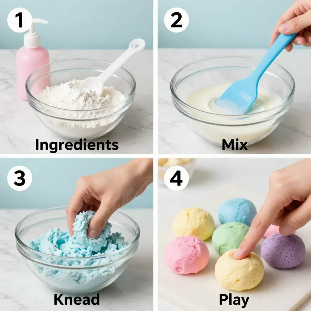 Fluffy Cloud Dough