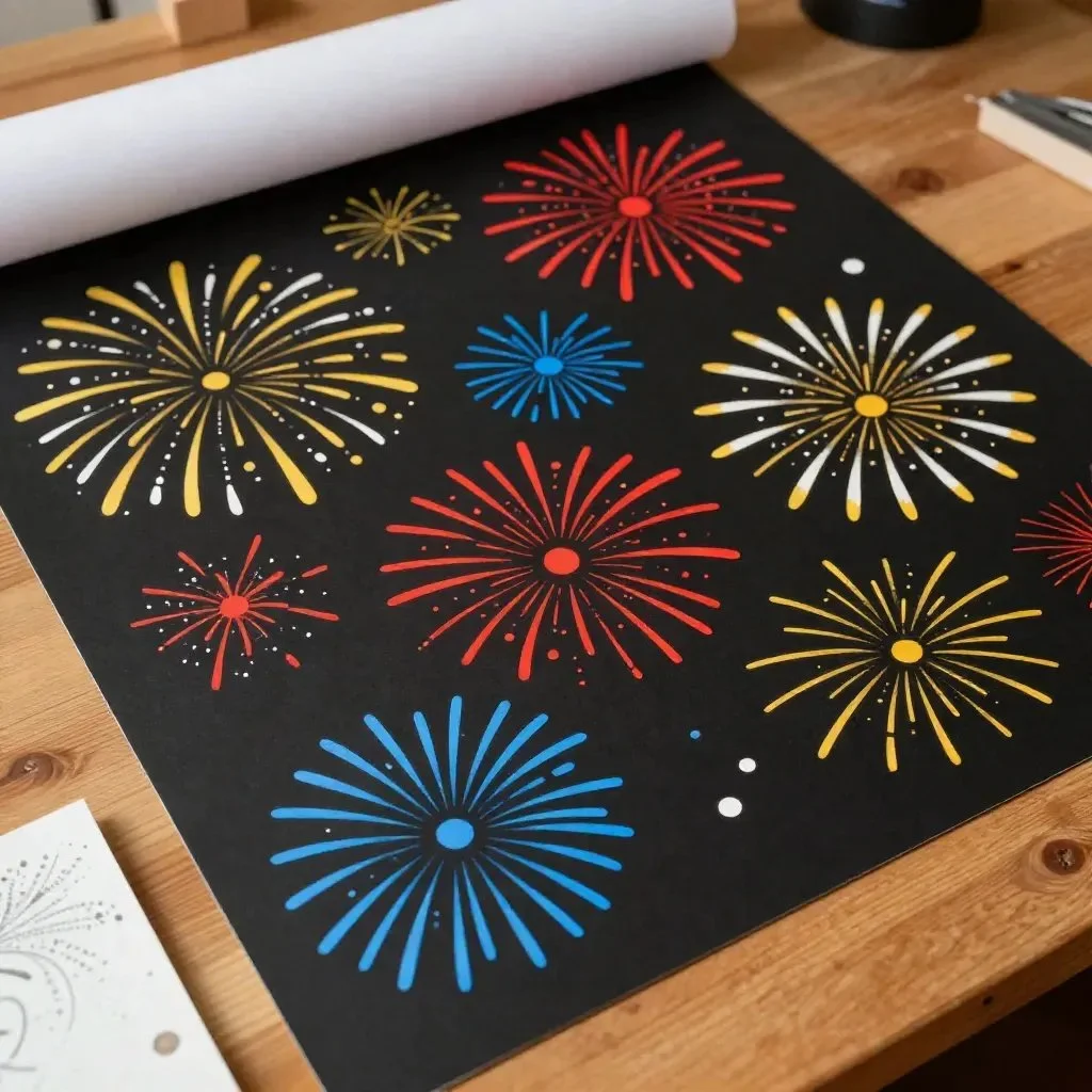 Fly Swatter Firework Prints 22 Fly Swatter Firework Prints
