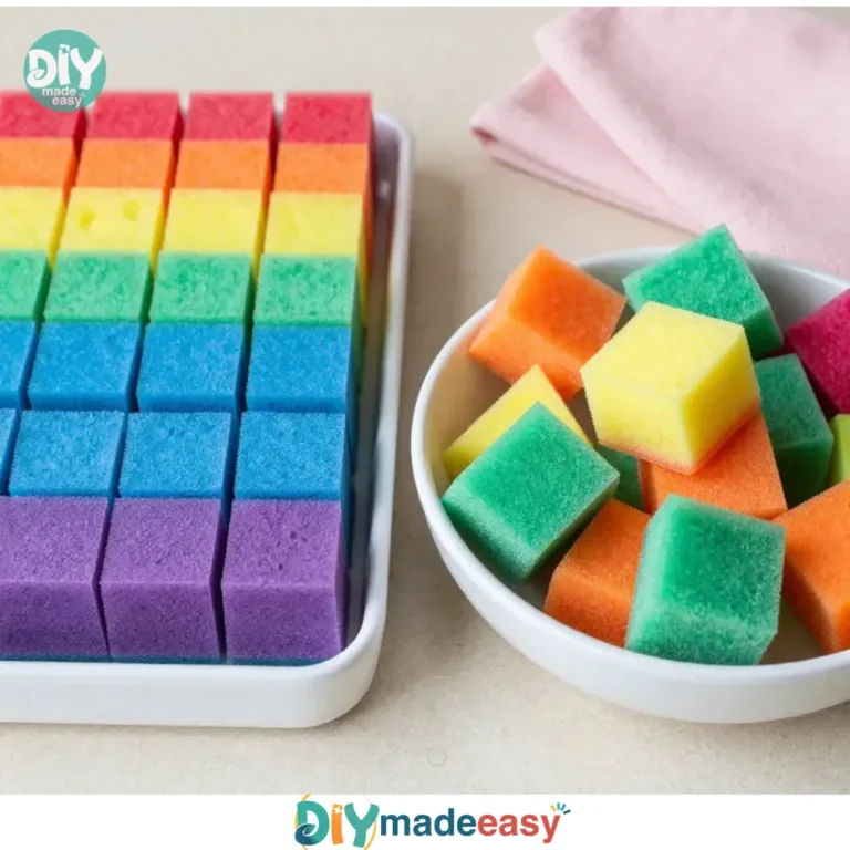 Colorful Frozen Rainbow Foam Clouds for sensory play and relaxation.