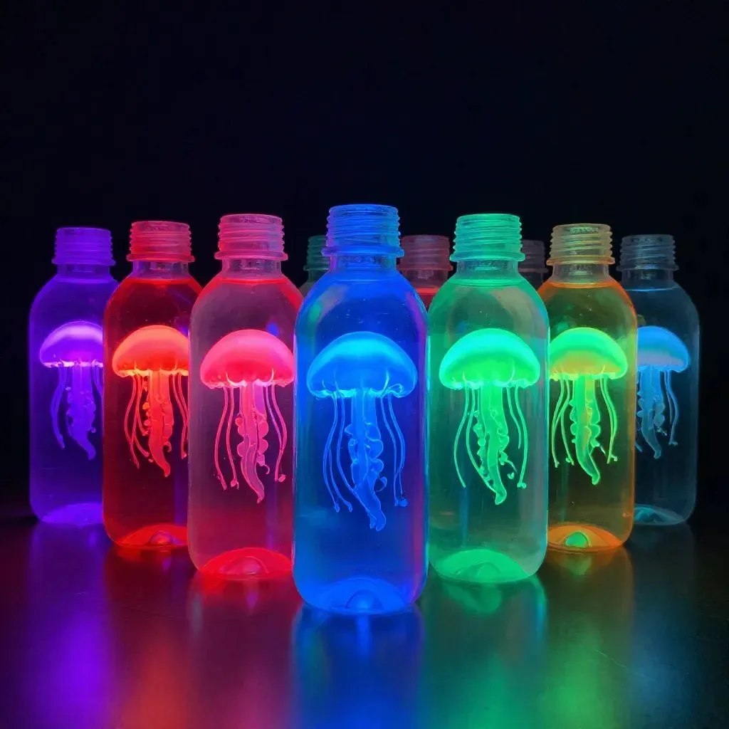 Glowing Jellyfish Bottle 25 Glowing Jellyfish Bottle