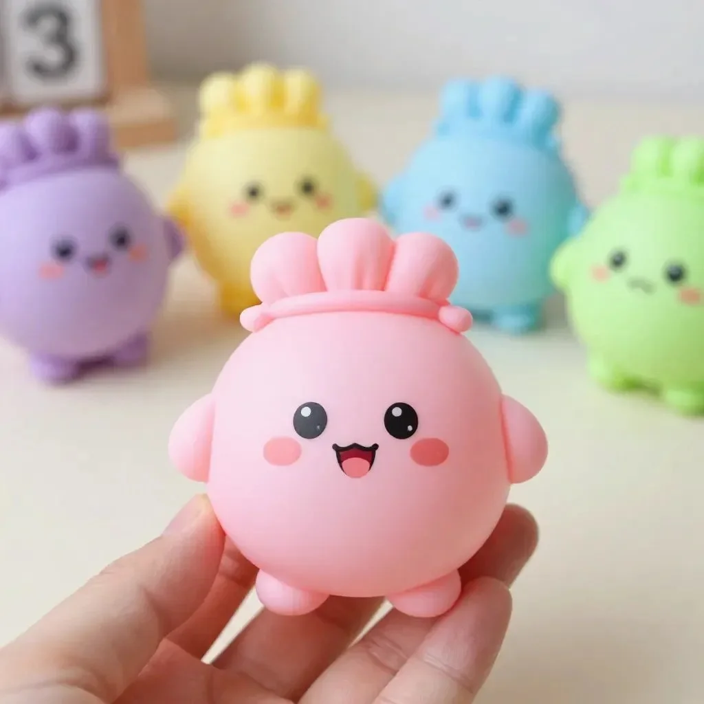 How to Make Easy Cotton Ball Balloon Squishies 20 How to Make Easy Cotton Ball Balloon Squishies