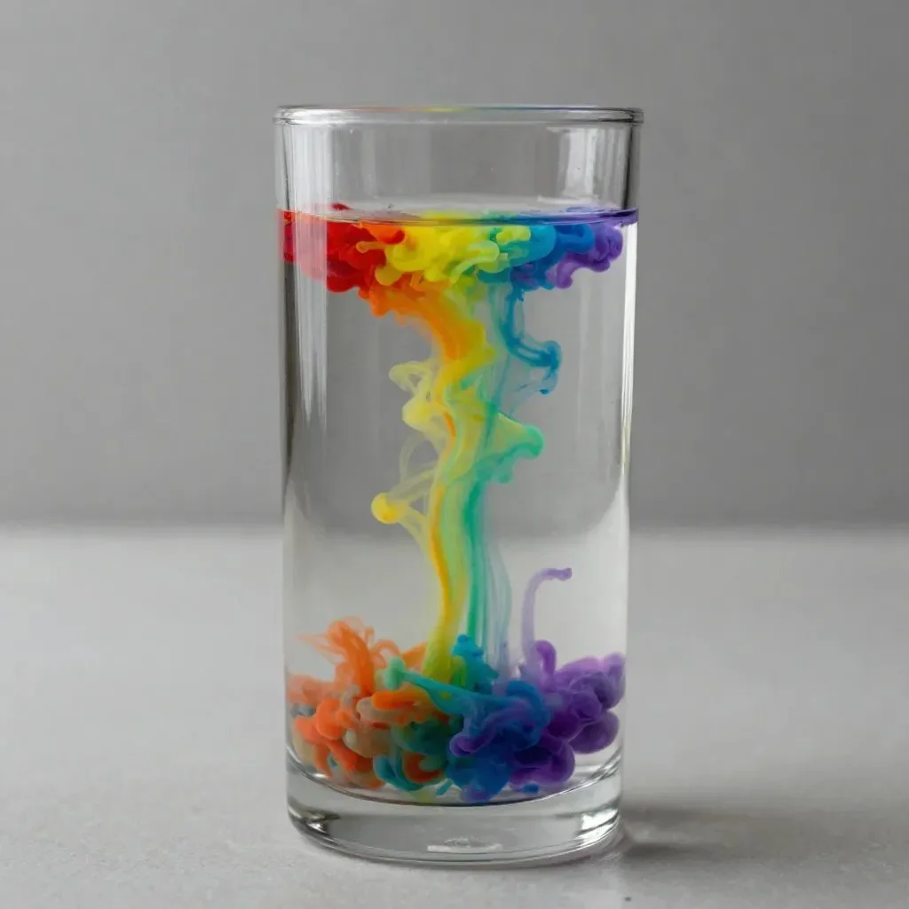 Magic Colorful Oil and Water Experiment 20 Magic Colorful Oil and Water Experiment