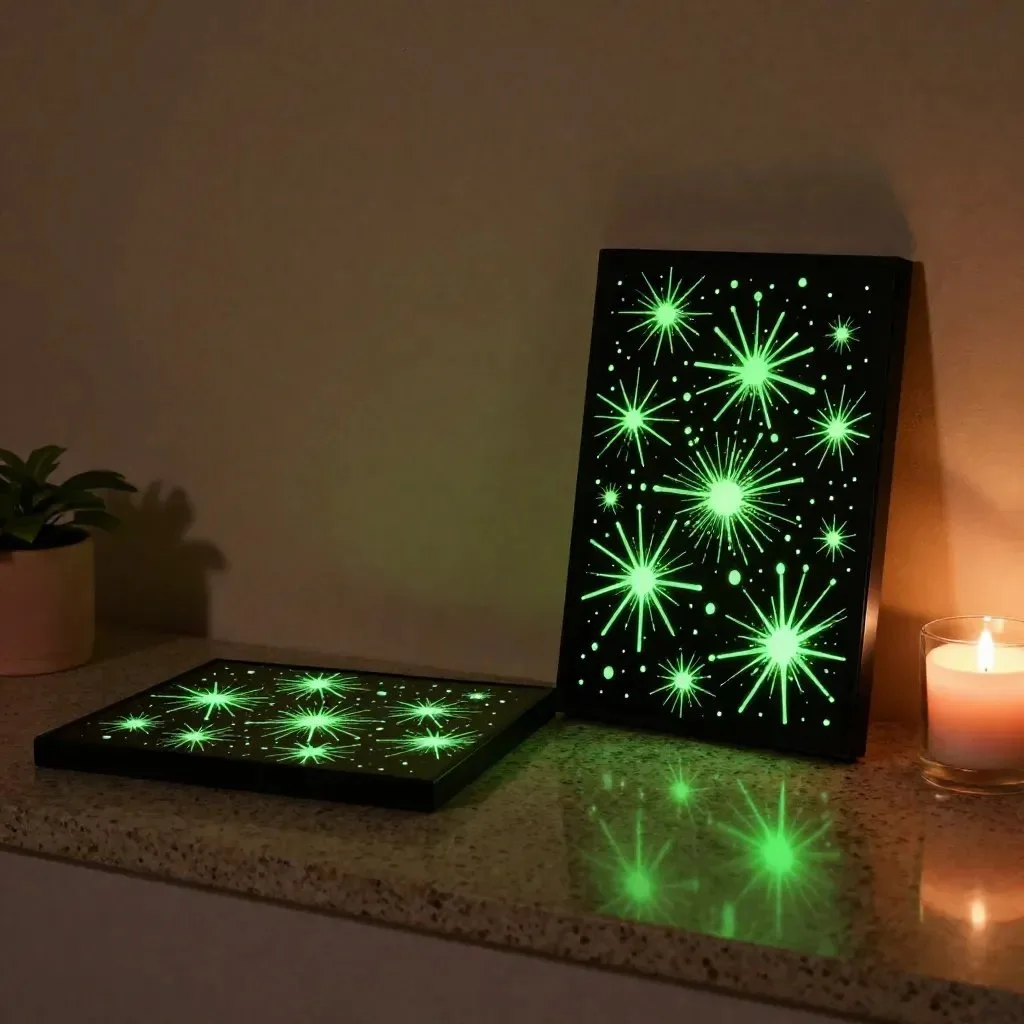 Make Your Own Glow Puffy Paint Art