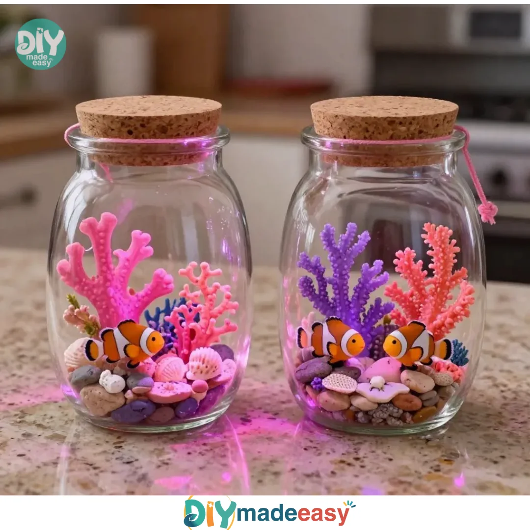 Pink Glow Aquarium Jar 27 Pink Glow Aquarium Jar