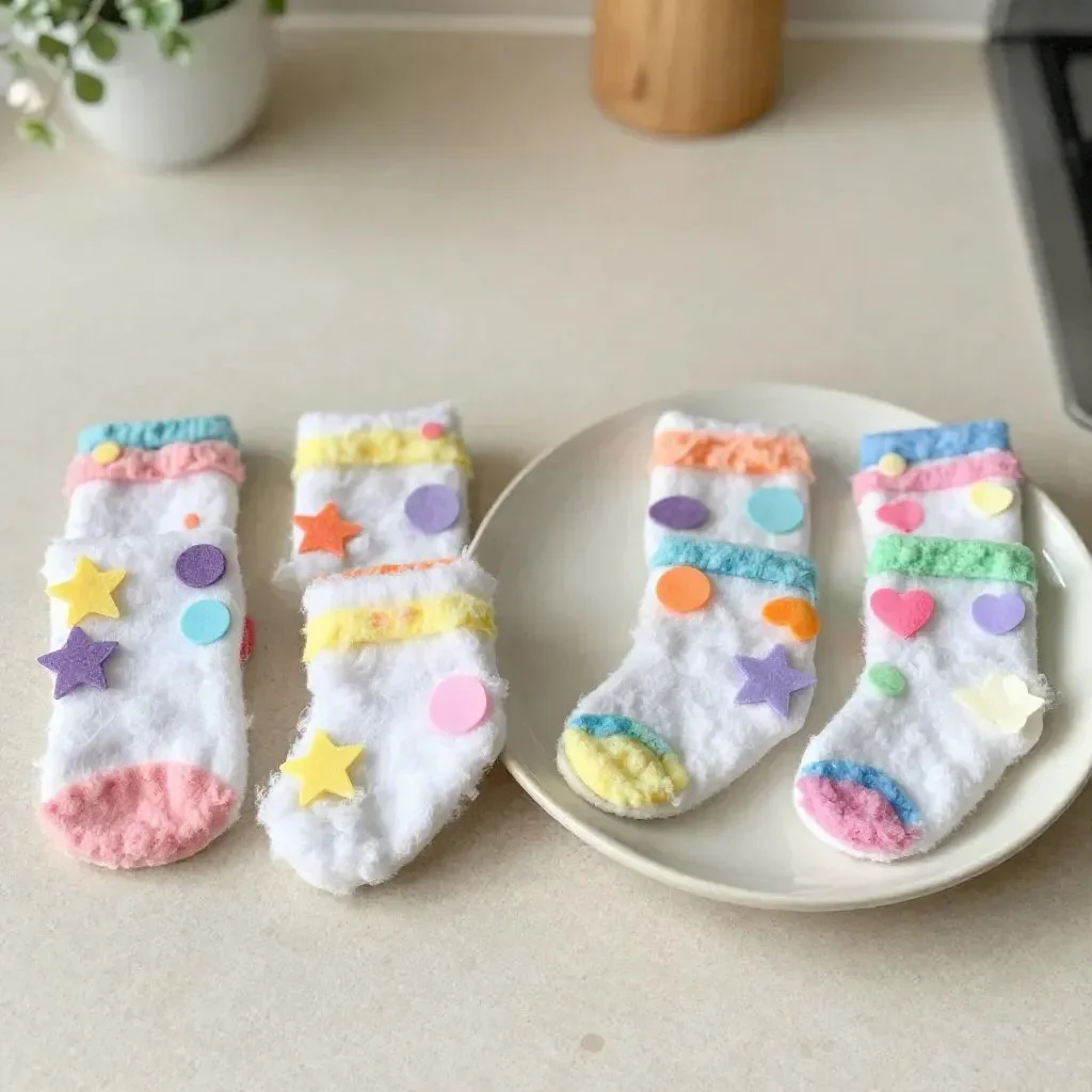 Puffy Paint Sock Art