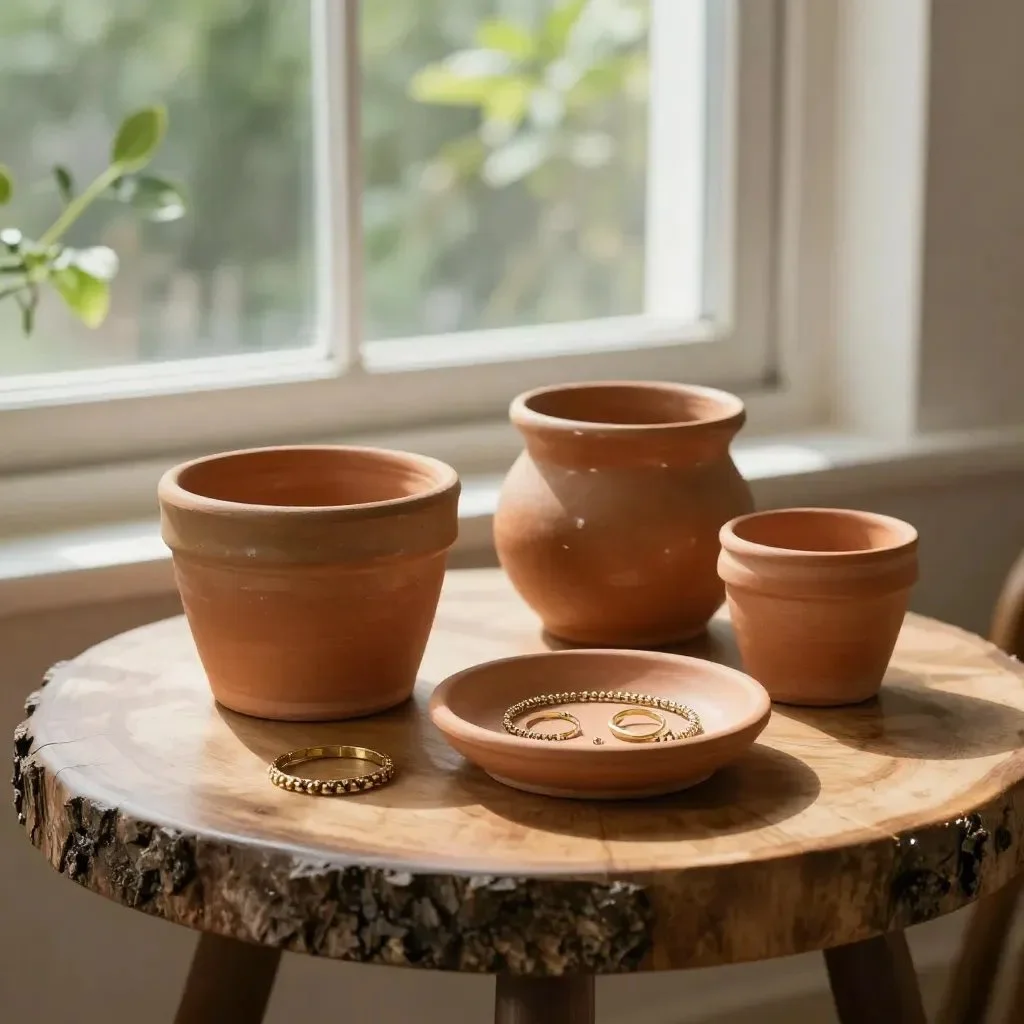 Terracotta Style Air Dry Pots 23 Terracotta Style Air Dry Pots