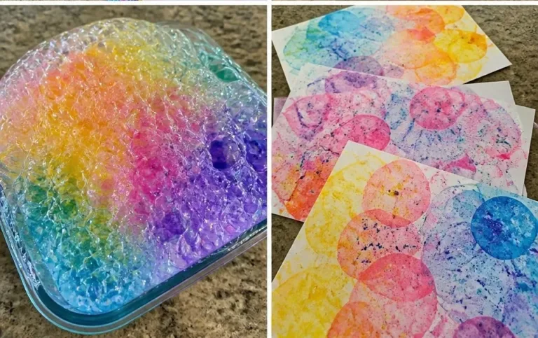Colorful Bubble Firework Art showcasing vibrant patterns and creative designs.