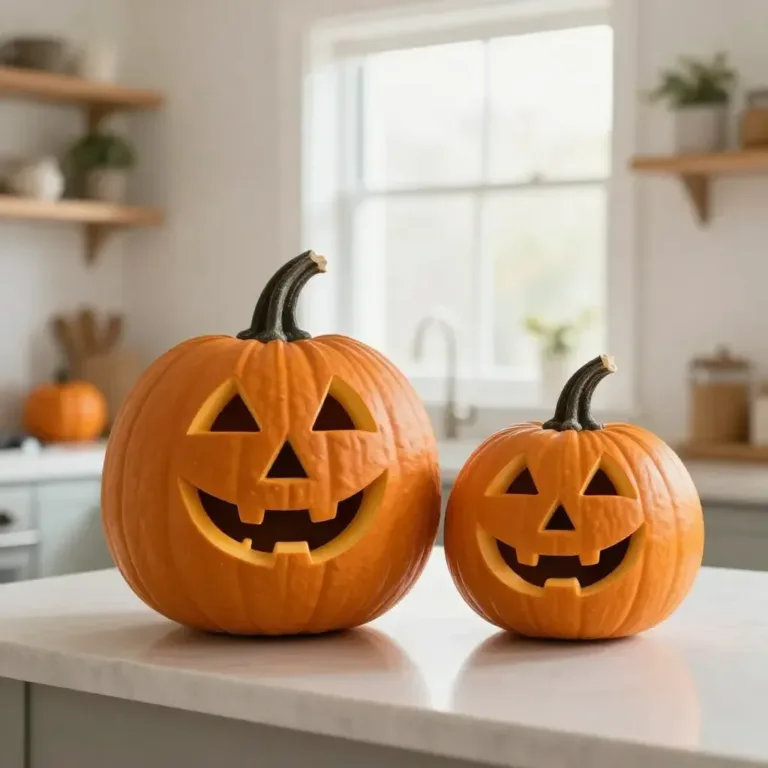 Colorful DIY paper pumpkins for Halloween decoration tutorial