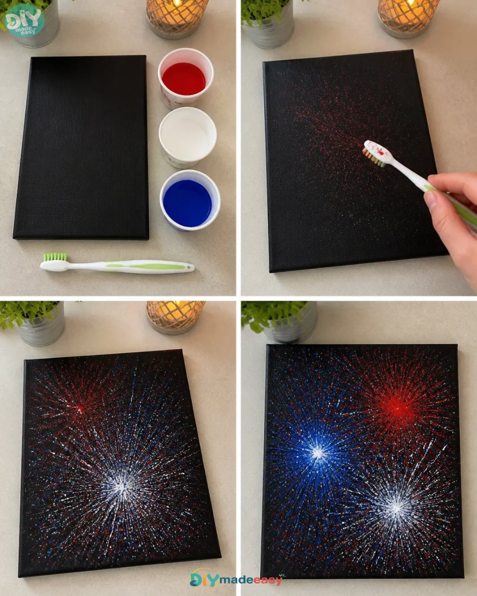 Firework Splatter Canvas 20 Firework Splatter Canvas
