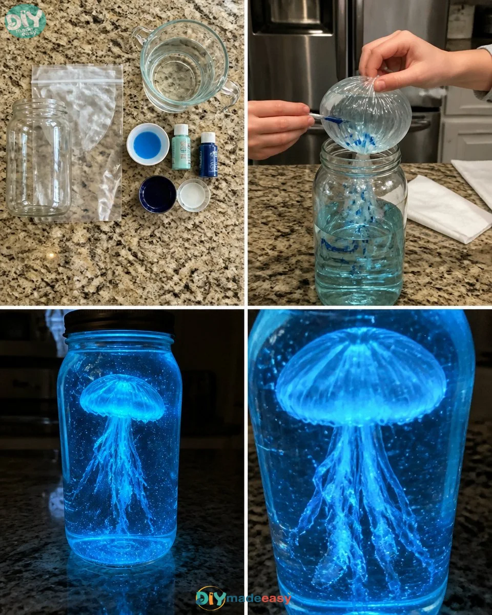 Glowing Jellyfish Jar