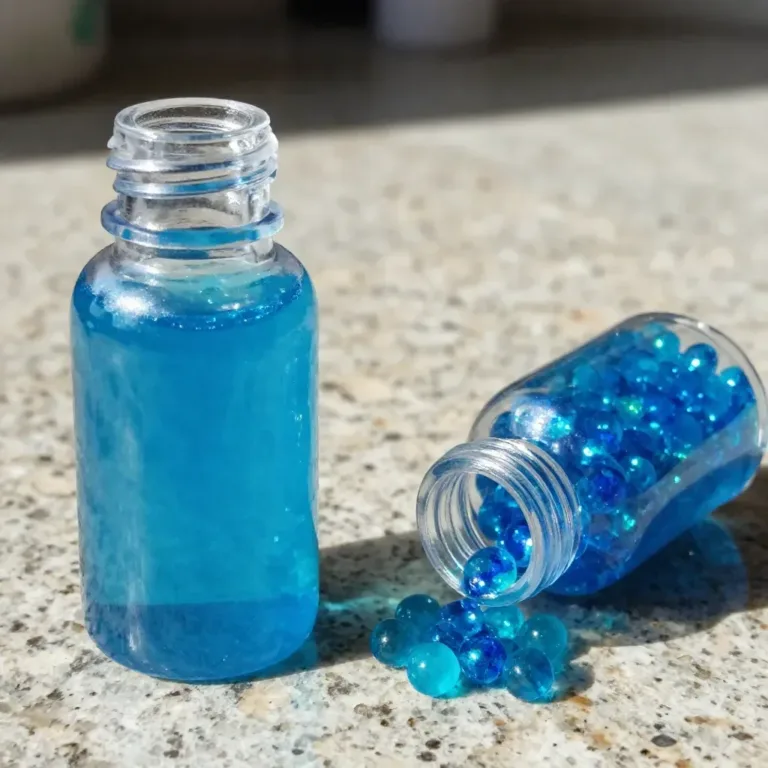 Ocean-in-a-Bottle wind spinner adding charm to outdoor decor