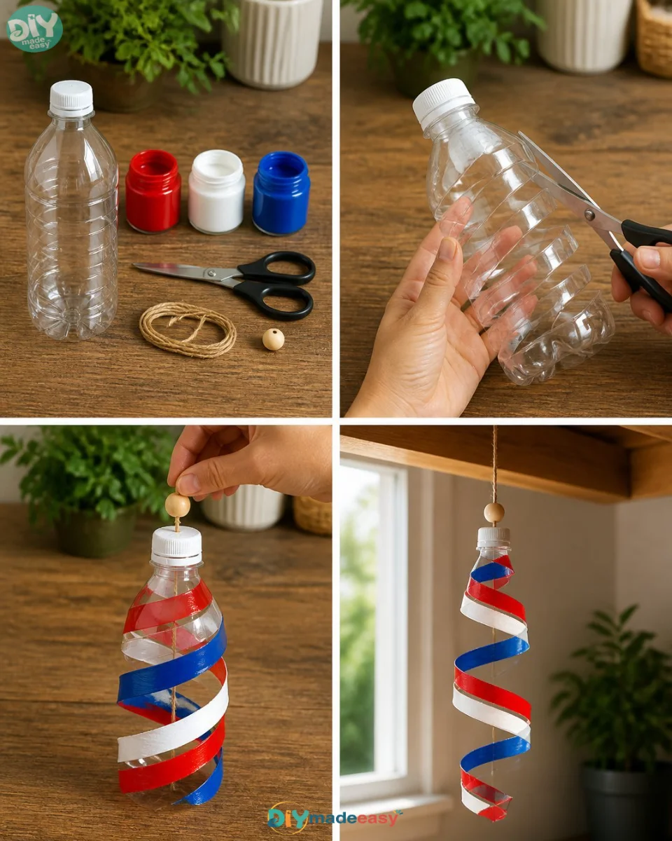 Patriotic Bottle Cap Spinner