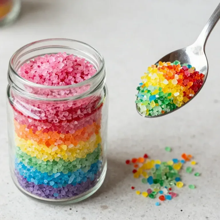 Rainbow Salt Jar for enhancing dishes with colorful flavors
