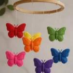 colorful yarn wrapped butterfly mobile for diy nur 2026 08 05 230151 1