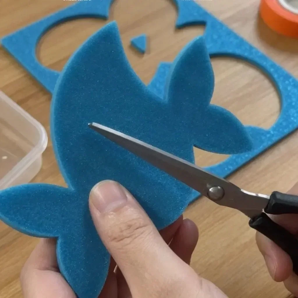 DIY glowing fish lanterns made from recycled plastic Easter eggs