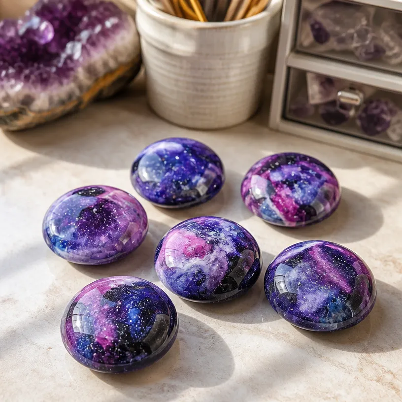 Calming Crystal Stones for Anxiety and Stress Relief 23 Crystal Worry Stones