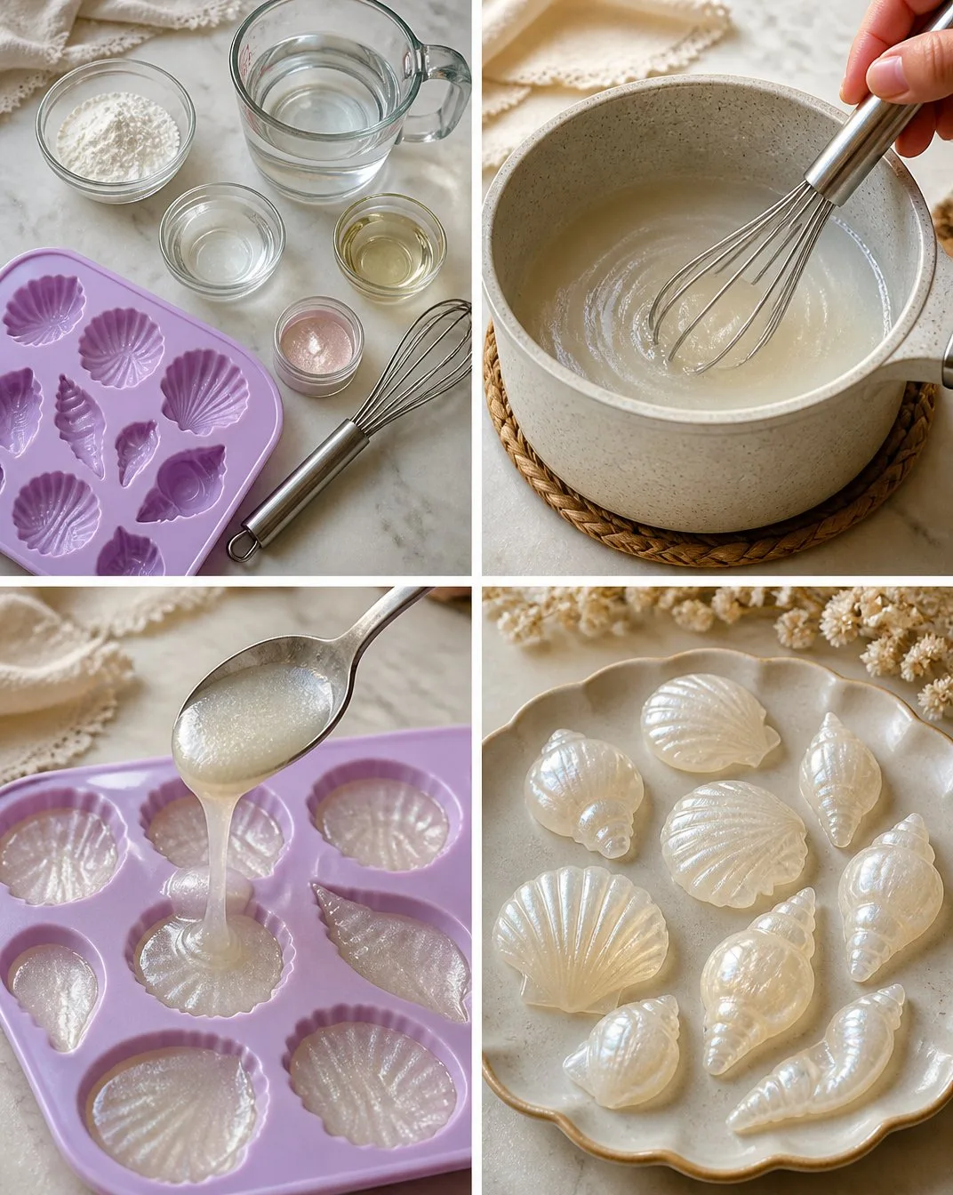 Eco-Friendly Seashell Glass Made from Cornstarch