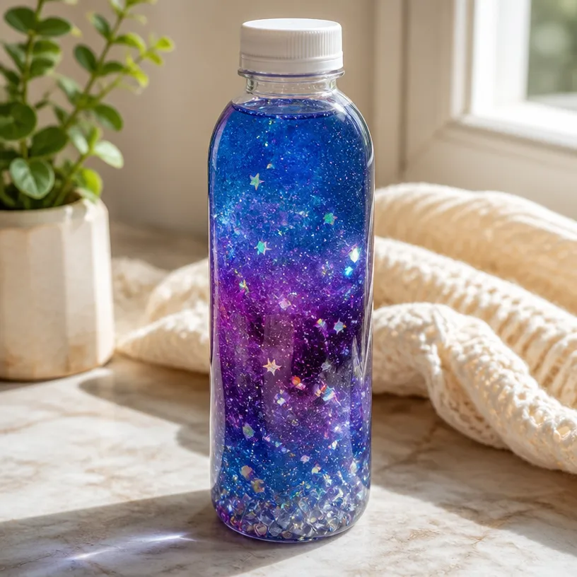 Galaxy-Inspired Ocean Bottle: Reusable Water Bottle for Eco-Friendly Hydration