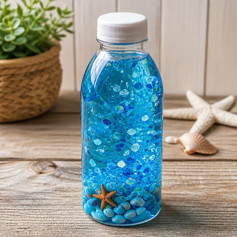 DIY glow-in-the-dark ocean discovery bottle tutorial