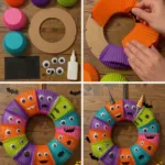 DIY Spooky Halloween Wreath with Rainbow Cupcake Liners 25 diy spooky halloween wreath with rainbow cupcake l 2026 09 05 173705 1