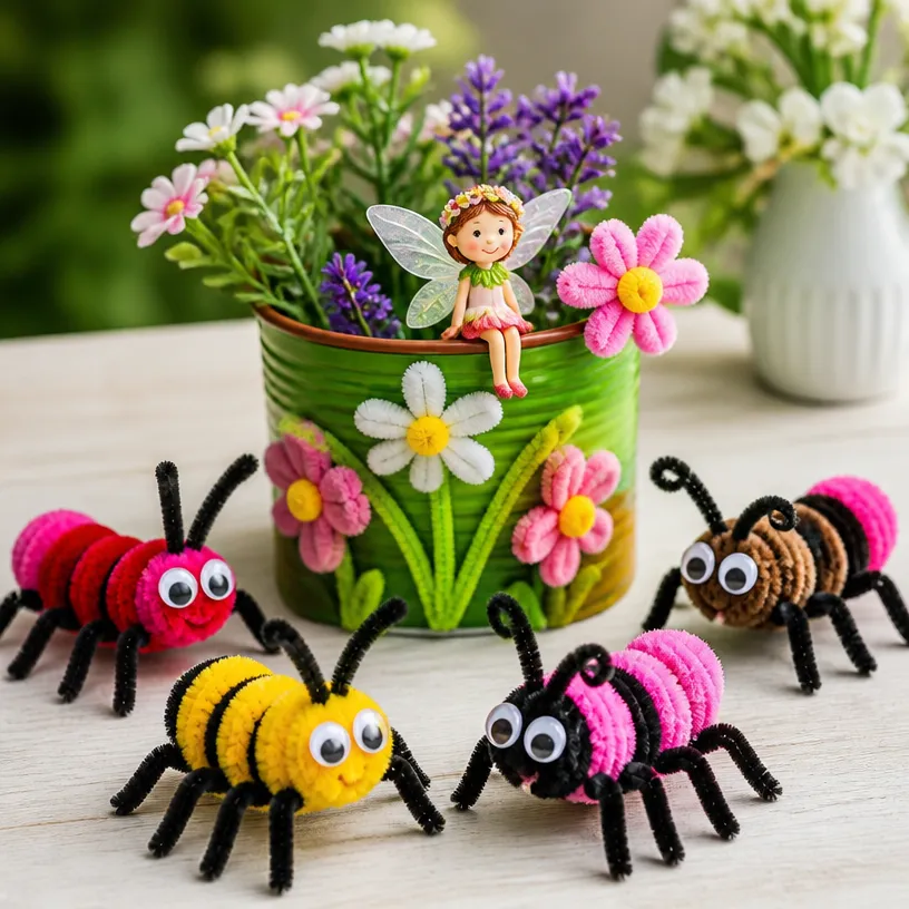 DIY Tin Can Garden Decor Ideas