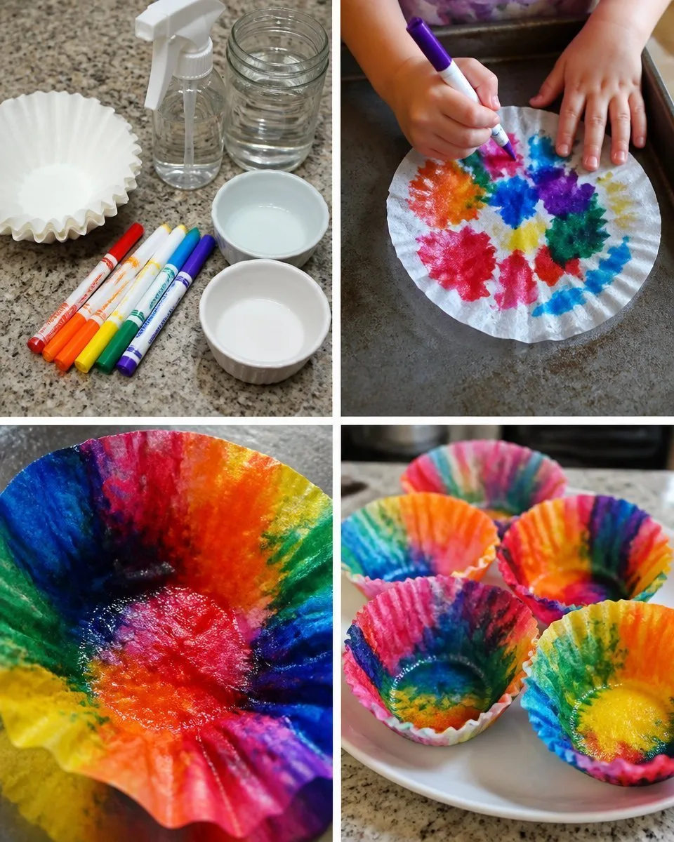 Easy DIY Coffee Filter Fireworks Crafts 22 DIY Coffee Filter Firework Crafts: Easy Ideas