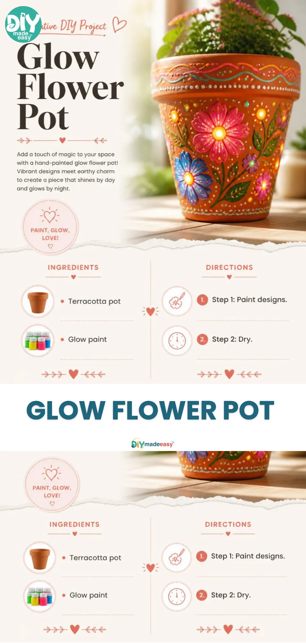 Glow Flower Pot