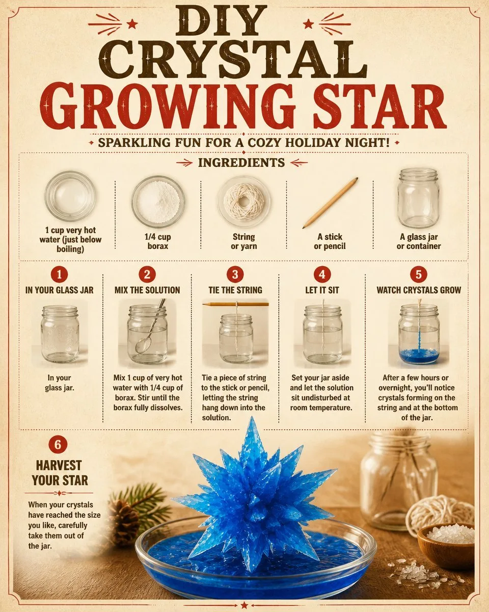 How to Create a Crystal Star at Home: DIY Guide 19 DIY Crystal Growing Star Tutorial